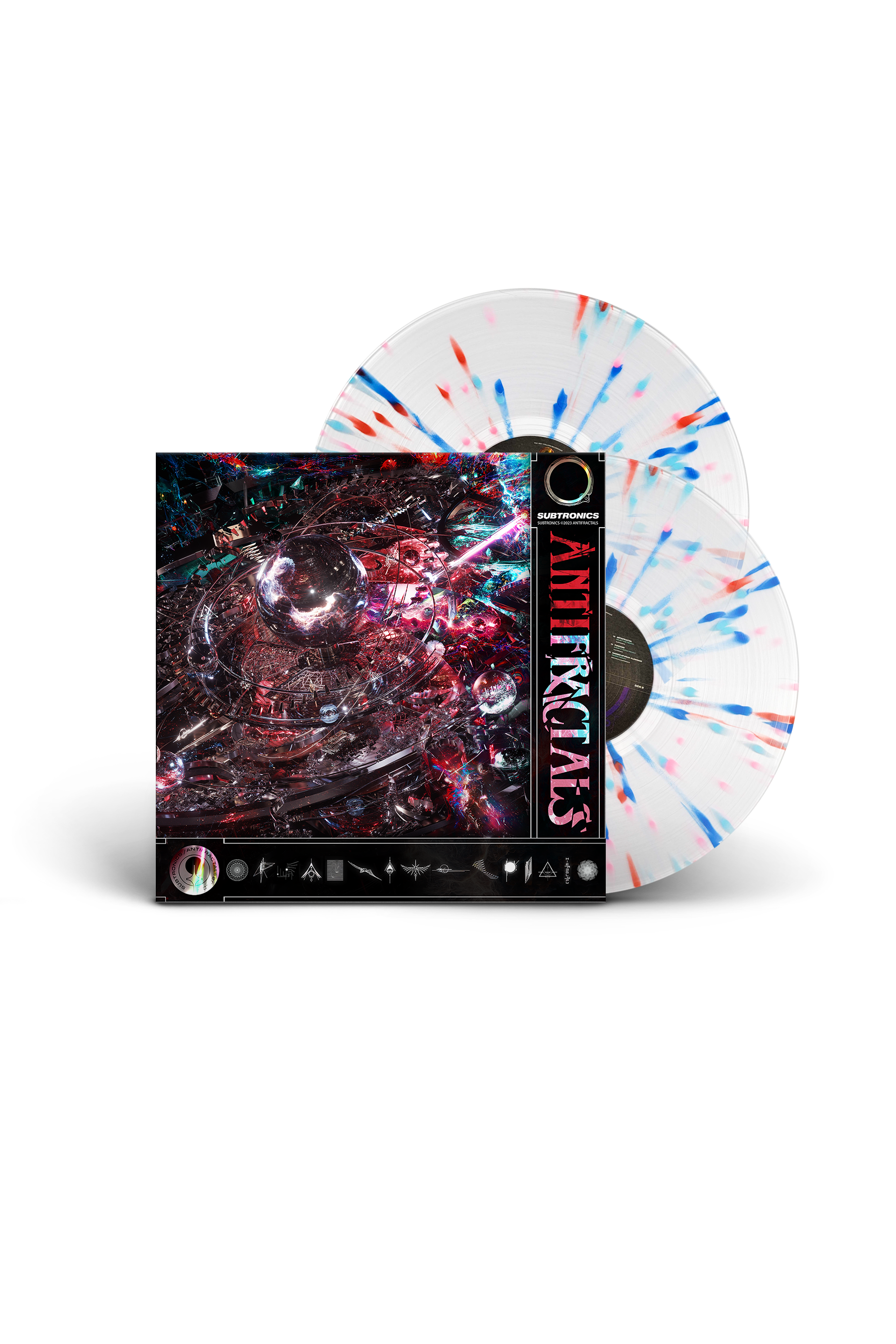 Subtronics - Antifractals - Double Gatefold Vinyl (Clear Radial Splatter)