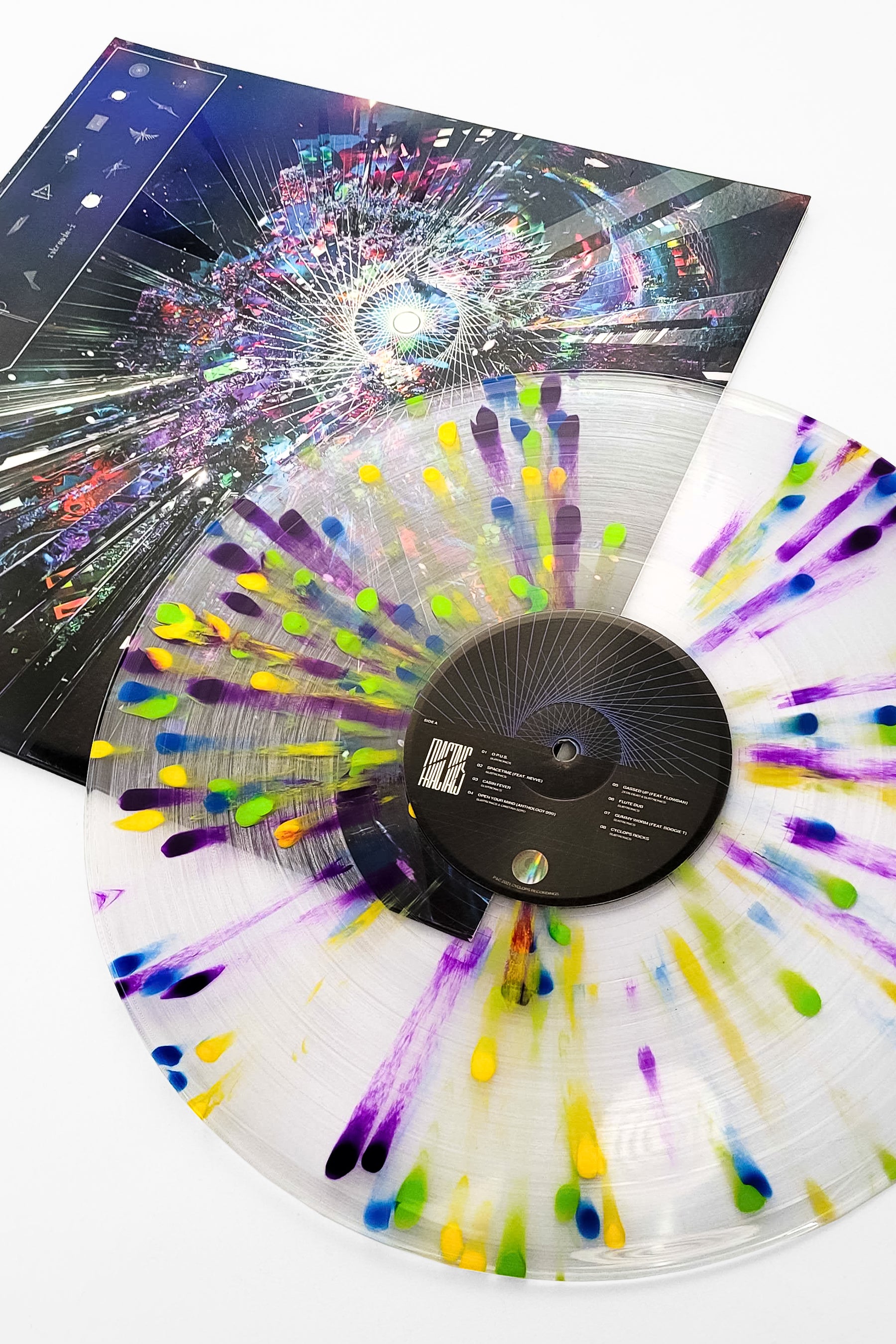 Subtronics - Fractals - Double Gatefold Vinyl (Clear Radial Splatter)