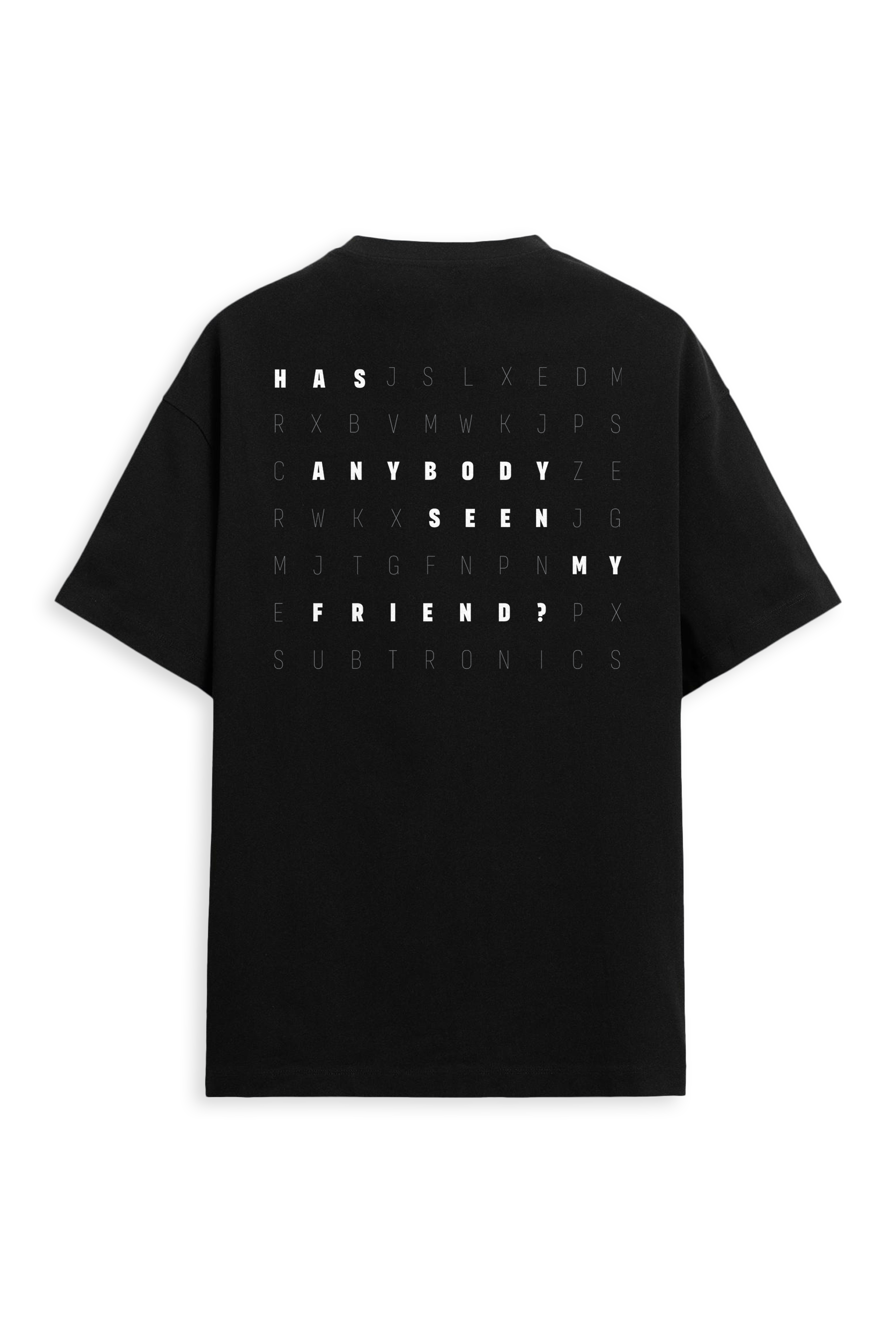 SUBTRONICS - FRIENDS CROSSWORD TEE
