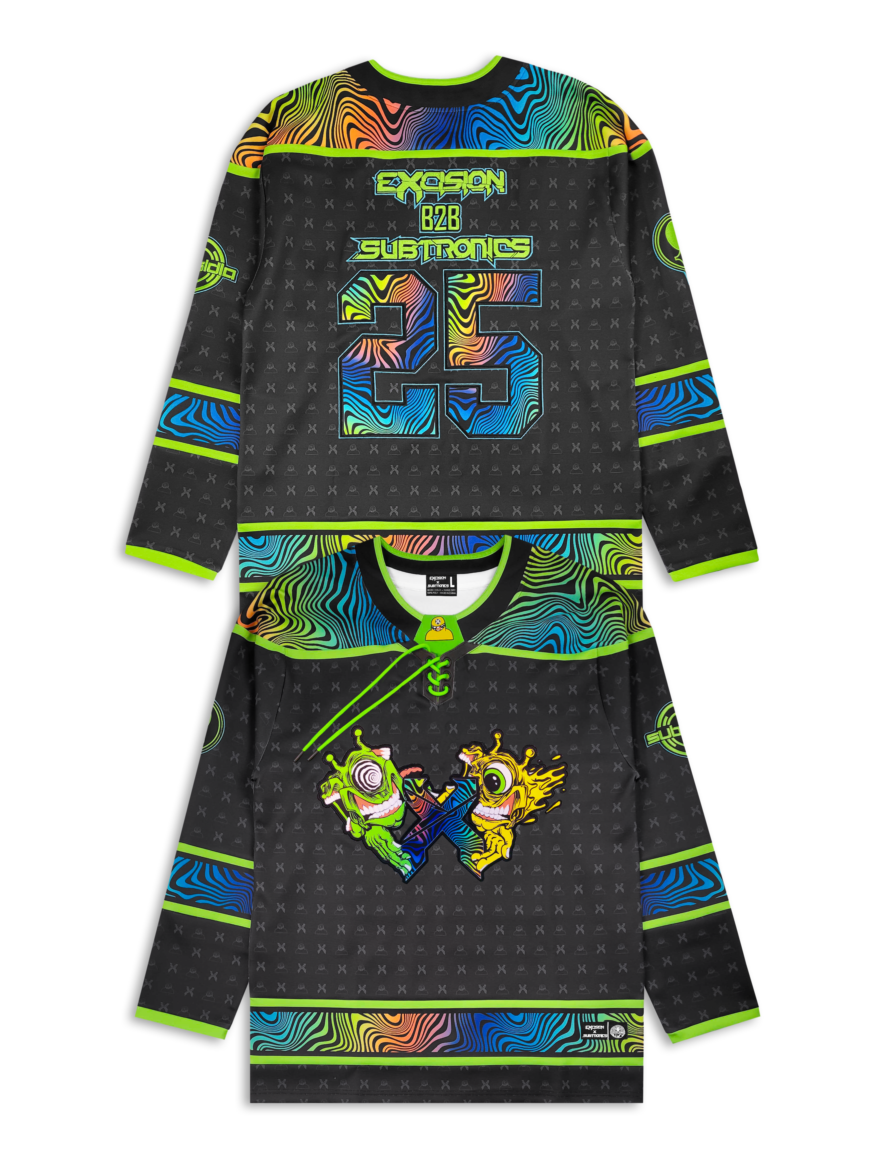 SUBTRONICS B2B EXCISION - Limited Edition Hockey Jersey (Limited Time Pre Sale)