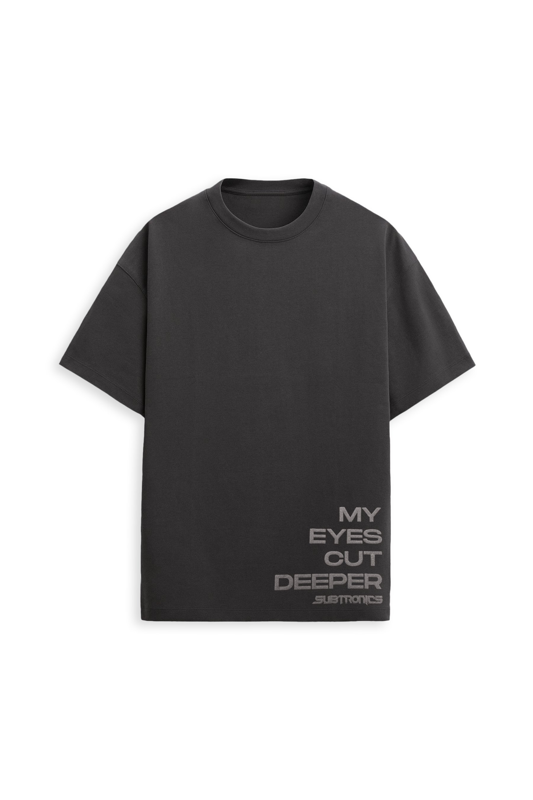 SUBTRONICS - EYES CUT DEEPER DROP SHOULDER PREMIUM TEE