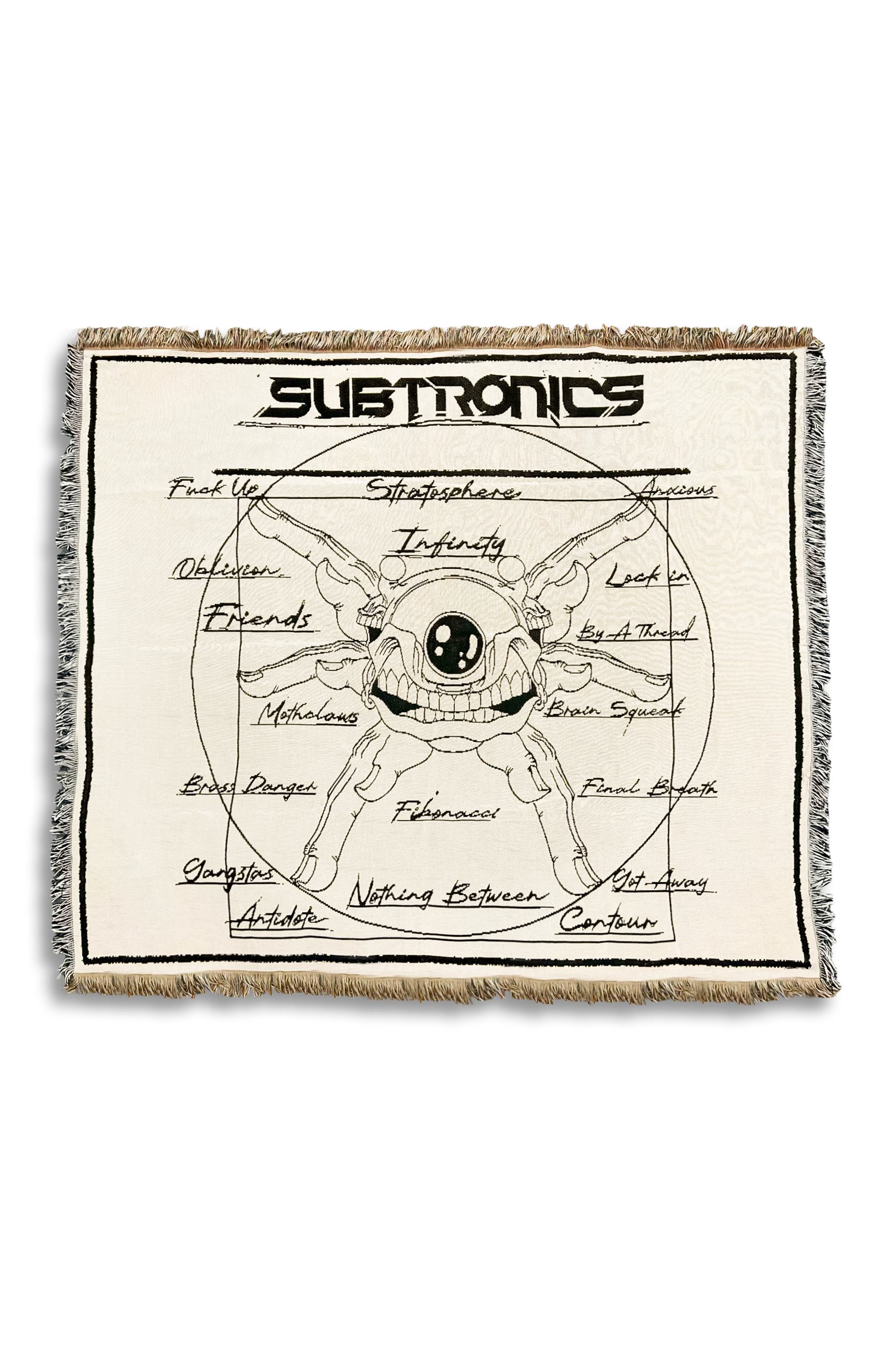 SUBTRONICS - FIBONACCI KNIT THROW BLANKET