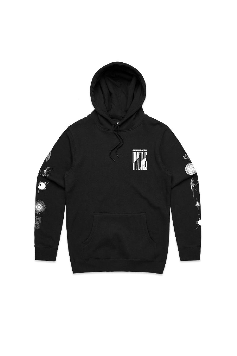 Subtronics - Fractal Tour Edition - Black Pullover Hoodie