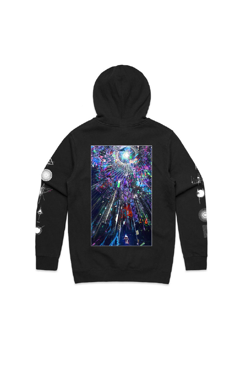 Subtronics - Fractal Tour Edition - Black Pullover Hoodie